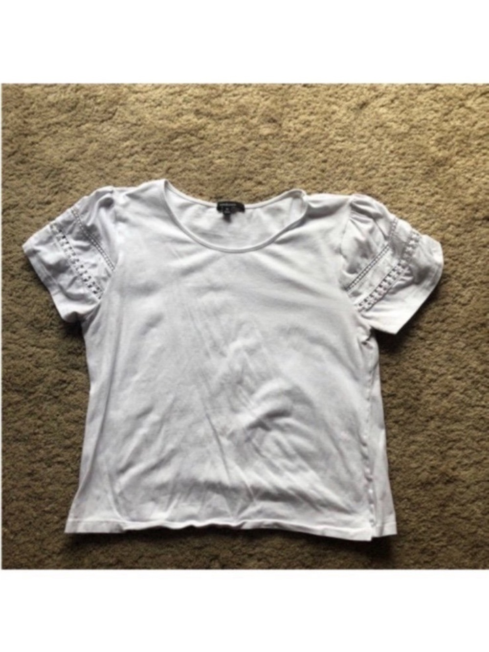 White Women's Short Sleeve Tee